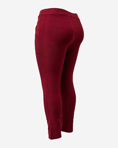 Royalfashion Pantaloni treggings izolați pentru femei PLUS SIZE