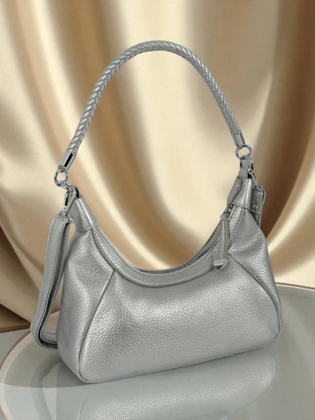 Royalfashion Ti valiz dam an kwi ekolojik ak braslè Lacquea dekoratif