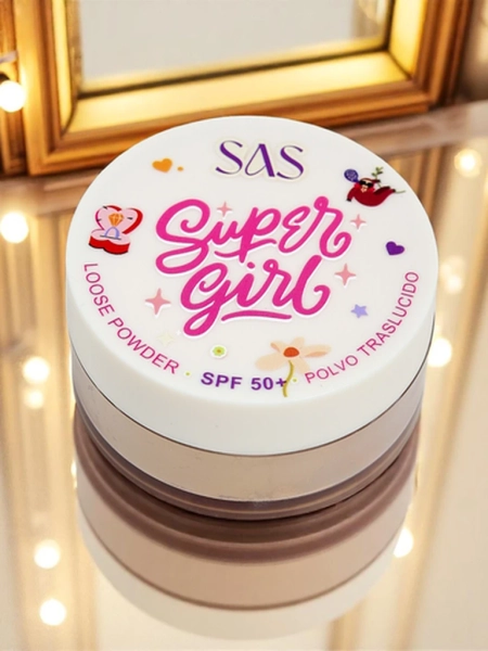 Pudră liberă pentru față cu SPF 50 Golden Glow