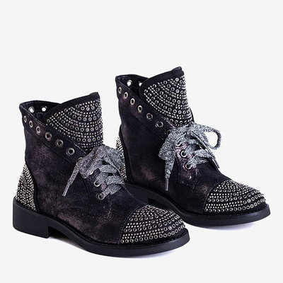 Black Mesen Glossy Workers - Încălțăminte