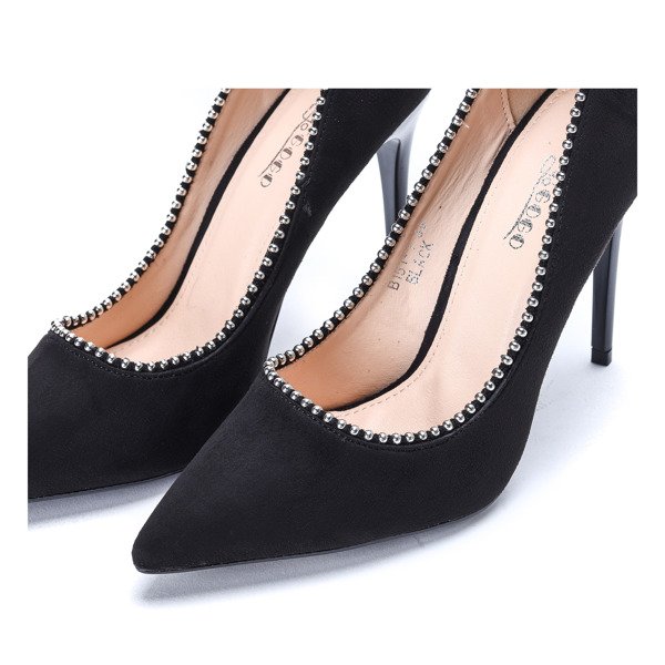 Czarne szpilki Braelynn- Obuwie