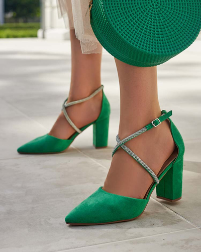 Royalfashion Pantofi de damă Briticca cu zirconiu