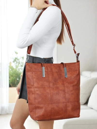 Geantă de damă shopper din piele ecologică Tessira