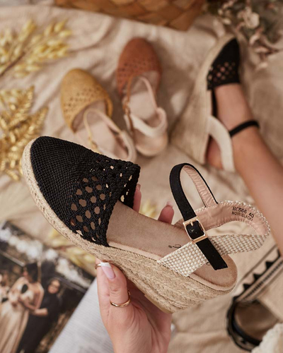Royalfashion Sintoles de damă espadrile pe toc