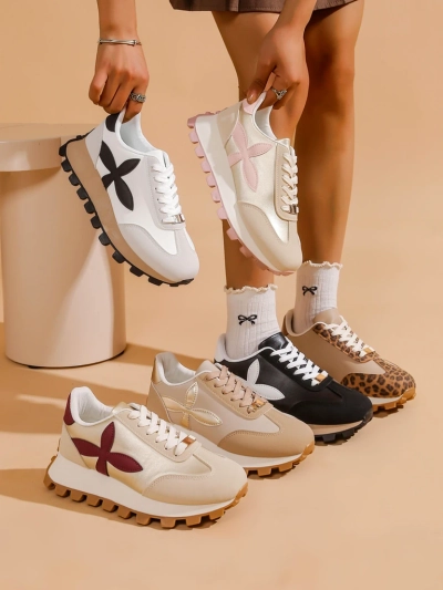 Sneakers sportive pentru femei Royalfashion pe o talpă mai groasă Aloqa
