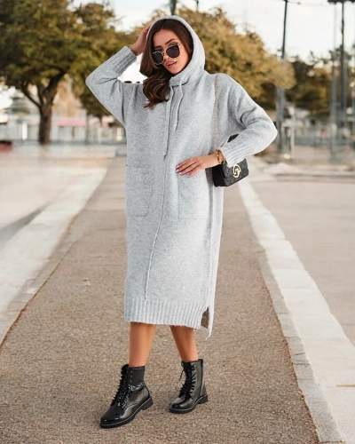 Rochie lungă de tricot pentru femei Royalfashion