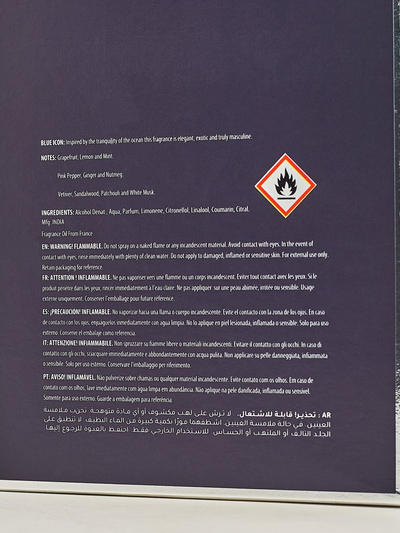 Apă de parfum inspirată pentru bărbați Blue Icon
