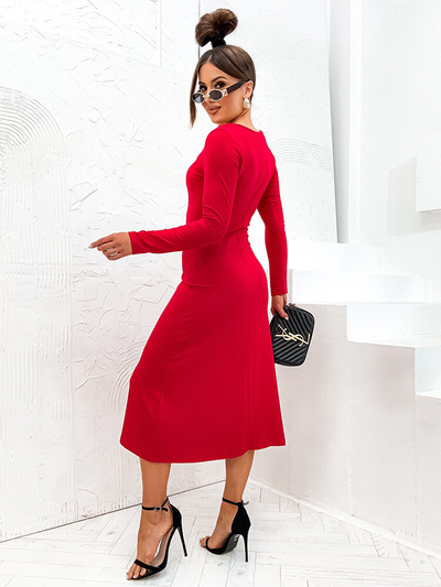 Rochie lungă de țesătură pentru femei de la Royalfashion