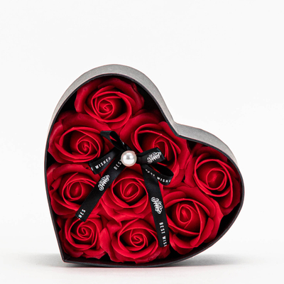 Cutie flori rosii in cutie - Accesorii