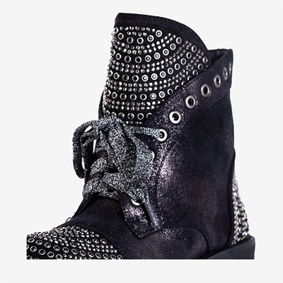 Black Mesen Glossy Workers - Încălțăminte