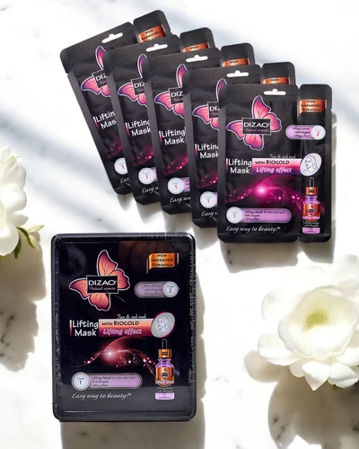 DIZAO - Set de ser și mască cu aur 6g+36g x 10 buc