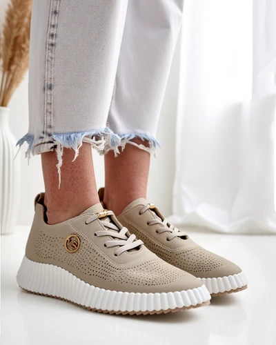 Royalfashion Sneakers sportive perforate pentru femei Tobin