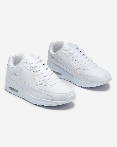 Pantofi sport de damă de culoare albă Delluni- Footwear