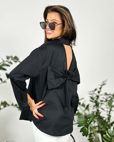 Royalfashion Cămașă pentru femei cu fundiță