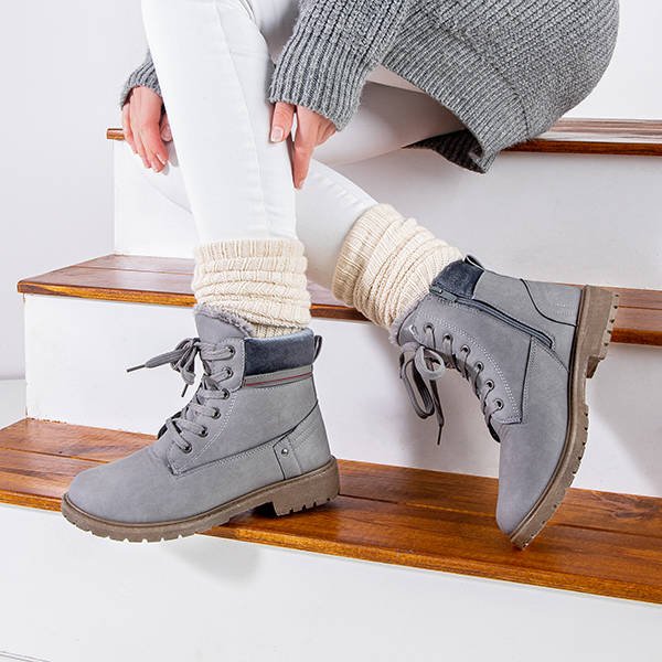 Cizme izolate gri Colorado - pantofi