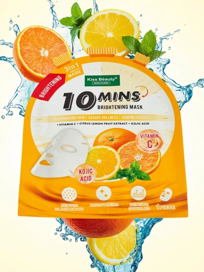 Mască de față tip șervețel cu Vitamina C - Iluminatoare