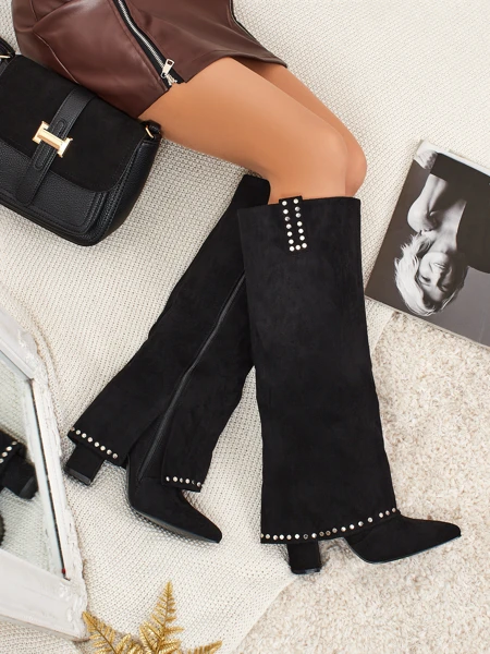 Cizme Dama eco piele intoarsa cu partea superioara Bryves