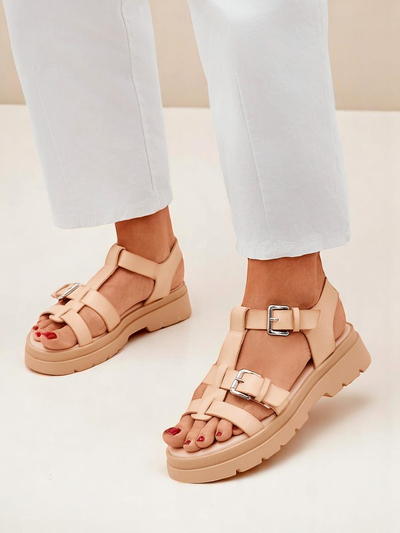 Royalfashion Sandale gladiator pentru femei Oema