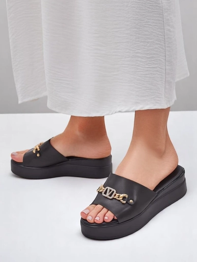 Sandale cu wedge pentru femei Royalfashion Dalimma