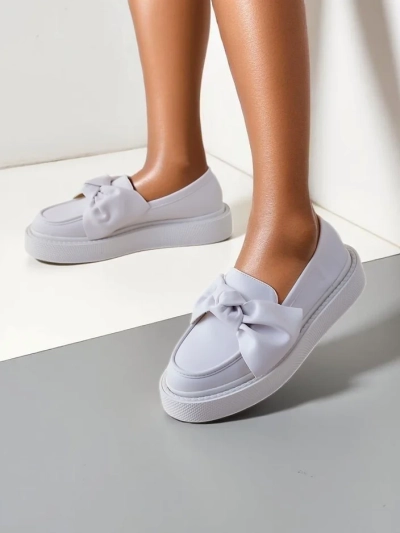 Royalfashion Mocasi elegante pentru femei cu fundă Ortto