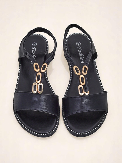 Royalfashion Damesandale met dekoratiewe bandjies Siena Glow