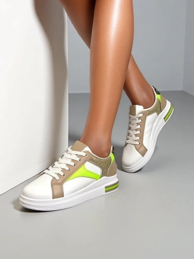 Royalfashion Sneakers pentru femei cu sclipici Kaone