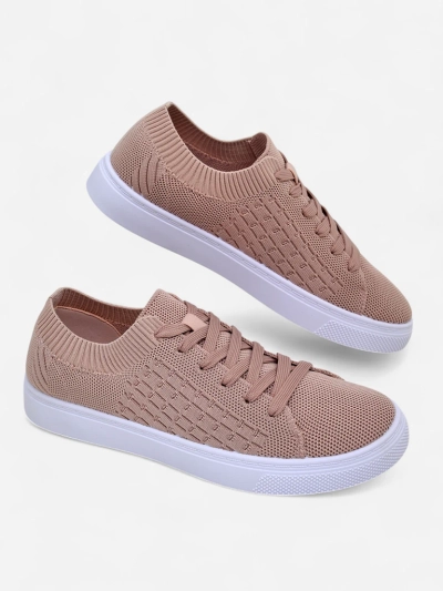 Sneakers de damă Royalfashion Calista Rosa - pantofi roz pentru primăvară și vară