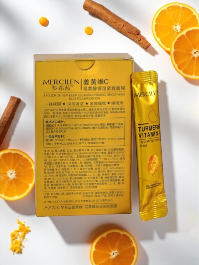 Aurelia Vita Hydrating Maska cu Curcuma și Vitamina C Mercilen 25ml