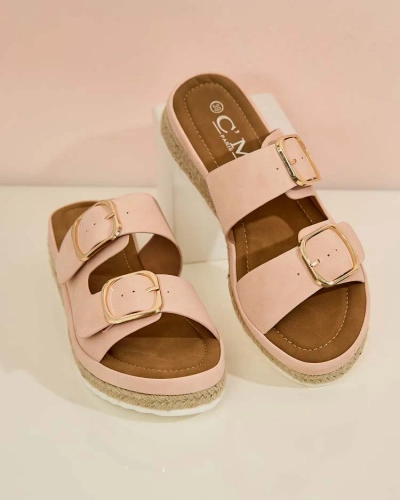 Royalfashion Flip-flops pentru femei cu catarame Ossfo