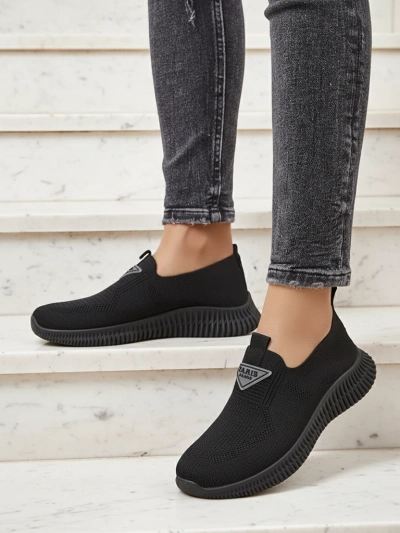 Royalfashion Women's Slip-on Fabric Sports Shoes Serra