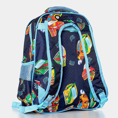 Rucsac școlar cu mașini, bleumarin - Accesorii