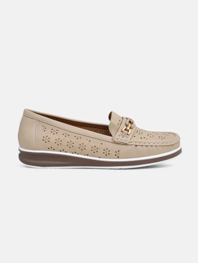 Mocasi din piele perforată Royalfashion pentru femei Cerro