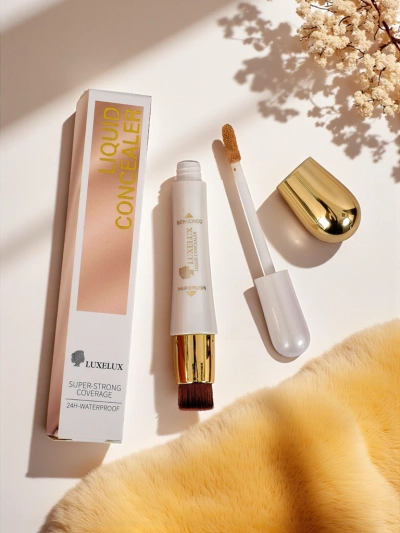 Aurelia Luxelux Concealer – wodoodporny korektor z pędzelkiem do makijażu