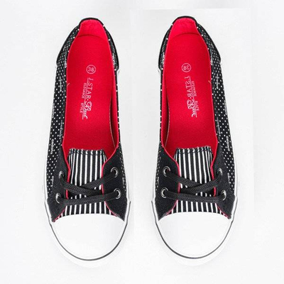 OUTLET Adidași Botana alb-negru - Încălțăminte