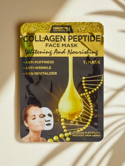 Aurora Collagenus Peptide Mask – Mască Iluminatoare Pentru Față Haokali 10 buc.