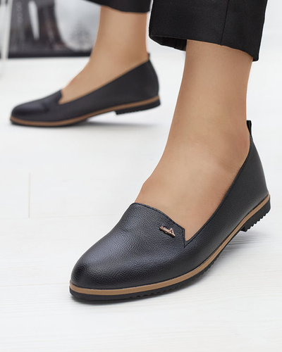 Mocasini negri pentru femei Riorica- Footwear