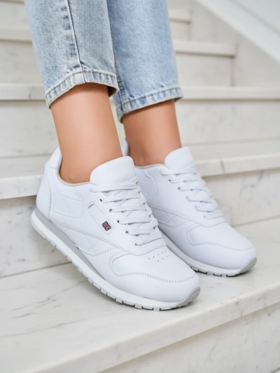 Sneaker Atelier Bianca - Pantofi Clasici Albi de Damă