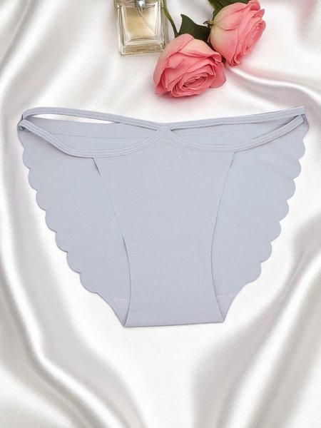 Royalfashion Chiloți damă din material decupat cu laser, cu bretele decorative Edge Chic