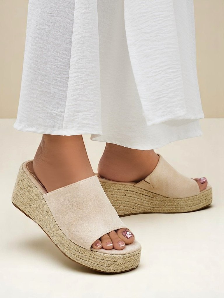 Royalfashion Sandale cu platformă pentru femei Erli Erli