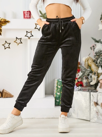 Royalfashion Pantaloni de trening pentru femei caldurosi