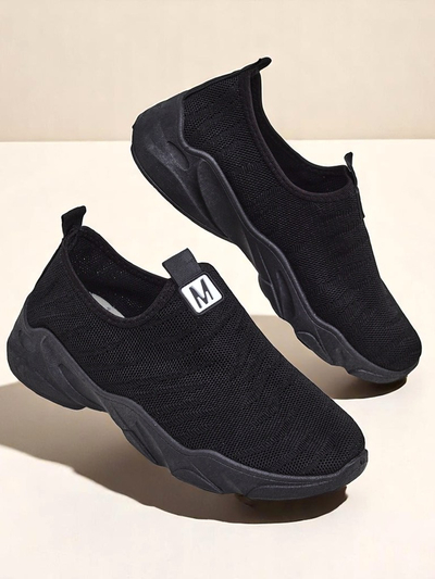 Royalfashion Wsuwane damskie materiałowe buty sportowe Flex Move