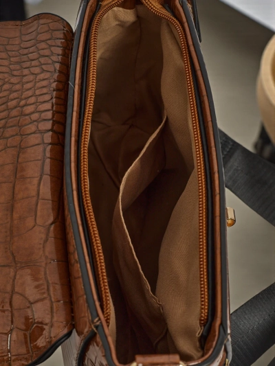 Geantă mică de damă din piele ecologică cu imprimeu Narelle