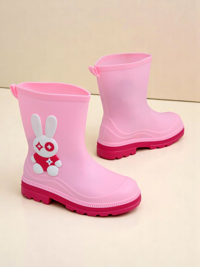 Royalfashion Kalosze dziecięce z króliczkiem Bunny Splash