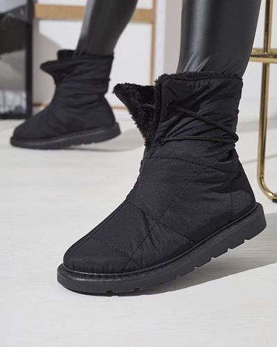 Negru cizme pentru femei a'la cizme de zăpadă Amirfu- Footwear