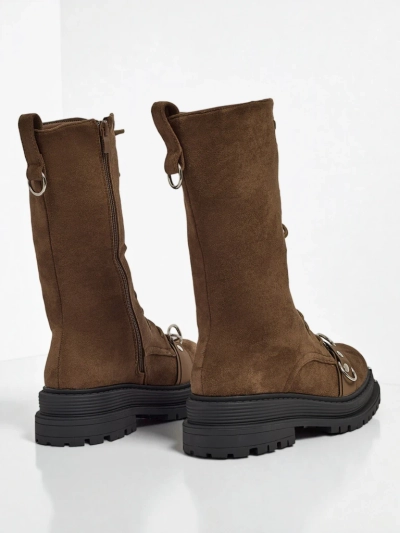 Royalfashion Botine de damă cu șireturi Werces