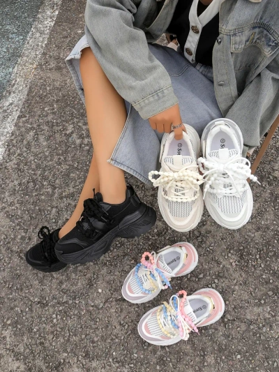 Pantofi sport Royalfashion pentru femei cu o talpă mai groasă Loness
