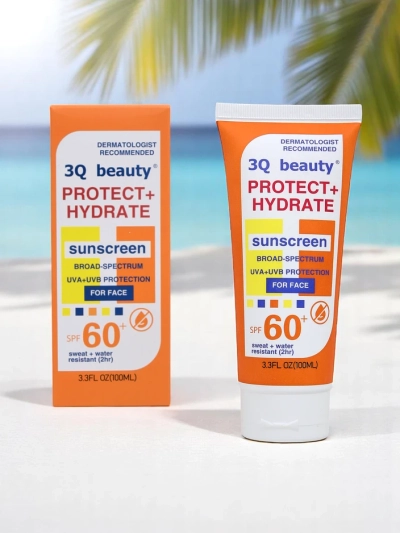 3Q Beauty Crema de protecție solară rezistentă la apă pentru față SPF 60