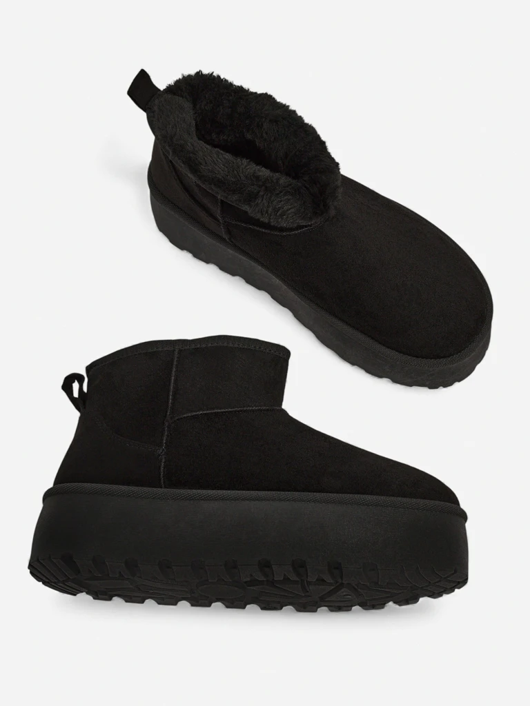 Botine Dama Luna Negre Piele Elegante de Toamnă