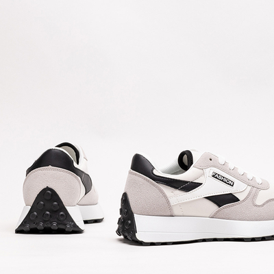 Pantofi sport de dama alb si gri de la Berinn - Incaltaminte