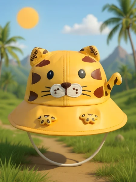 Royalfashion Pălărie tip bucket pentru copii Happy Patches